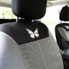 Car Seat Covers Butterfly Printed Cover Full Set Tyre Print Auto Dust Proof Protection Interior Decoration Accessories