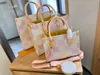 Klassische Marke Frauen Totes Handtaschen ONTHEGOS PM MM GM Shopping Wallet Lady Mode Umhängetaschen 2024 Frühling Neueste Geldbörse Reise Strandtasche Clutch Rucksack