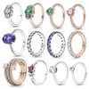 Cluster Ringen 2024 Sieraden Vrouwen 925 Sterling Zilver Maken Custom Fijne Ring Fit Originele Zomer Femme Joyas De Plata Gems