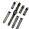 Leopard Print Leather Straps For Watch 45mm 41mm 42mm 44mm 38mm 40mm Bands Fashion Luxury Cow Pattern Wristband iWatch SE Watchband Belt Smart Accessories 2438