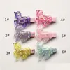 Accessori per capelli 24 Pz / lotto Fermagli per capelli per bambini Forcine graziose Forma di cavallo carino Haiepins Barrette per bambini in plastica con stelle glitterate Paillettes Dhk8F