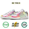 Designer Casual Shoes for men women sneakers Pastoral Print Panda White Black Grey Fog Triple Pink Powerpuff Girls Blossom Red Stardust Trainers Sports Sneaker GAI