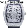 Swiss Watch Franck Muller tittar automatiskt fast prislåda Certifikat Frank V41 Mekaniska män med diamantbattad full himmelstjärna