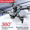 Drony Nowy dron S99 Drone Długość Dystans Duża akumulator WiFi Quadcopter wideo 8K HD Camera Flash Light Mini vs E58 E88 RC Dron Q240308