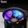 wholesale Outdoor Advertising Inflatable Colorful Lighting Spacecraft Models For Space Theme Decoration Inflation Ufo Balloon Party Event With Air Blower Toys