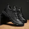 Sapatos casuais de alta qualidade para caminhada ao ar livre masculino com cadarço top esportes na moda ciclismo oxford