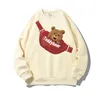 Yryt 400G Women Crewneck Sweatshirts Teddy Bear Hoodies Pullover Tröja Comfy Thermal Long Sleeve Fall Outfit 240223