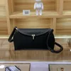 High quality crossbody handbag spring/summer 2024, new trendy and versatile, fashionable and luxurious, niche soft leather shoulder commuting women deigner black