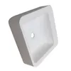 Rectangular Bathroom Resin Acrylic Counter Top Sink Vesel Solid surface Stone Boakroom Vanity Colored Wash Basin 3861