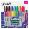 1224 PCS تعيين Sanford Sharpie Oil Marker Markers Colored Art Pen Dertic Color Office Stationery 1mm NIB 240229