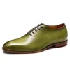 Oxford – chaussures décontractées en cuir véritable pour hommes, de qualité supérieure, formelles, Design Simple, robe de mariée d'affaires, grande taille 46