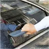 Andra interiörstillbehör Nytt icke-skrapa mjukt Sile Handy Squeegee Car Wrap Tools Water Window Torkning Torkning Blad Clean Scra Film SCR DHMXZ