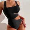 Kadın Mayo Tek Parça Mayo 2023 Seksi Cross Geri Mayo Kadın Mayo Vintage Retro Mayo Takımları Plaj Giyim Yüzme Baskı Monokini S-XL L240308