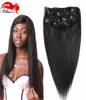 Extensions de cheveux 100 naturels Remy à Double trame, qualité 7A, tête complète, épaisse, longue, douce, soyeuse, 1003903926039039, qualité 7A, 2513467