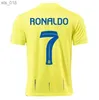 축구 유니폼 Al Nassr FC Ronaldo 2023 2024 Home Yellow Away 23 24 CR7 Gonzalo Martinez Talisca Ghislain Konan Vincent Aboubakar Menh240308
