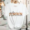 T-shirts pour femmes à manches courtes T-shirt rétro simple motif imprimé vêtements mode lettre années 90 tendance mignon haut d'Halloween.