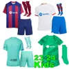 2024 nieuwe BarcelonaS voetbaltenues voor kinderen Voetbalshirts 23 24 RAPHINHA GAVI camiseta de futbol PEDRI FERRAN baby voetbalshirt Sweatshirt