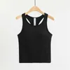 Damen-Designer-Tanktop für den Sommer, Sport- und Fitness-Tanktop, abgeschnittenes Top, T-Shirts, Damen-Strick, atmungsaktiver Strickpullover, Damen-Oberteile, kurz, schmal, bestickte Baumwolle