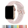 Bandas assistem à faixa de cinta de silicone suave para Watch Series 7 6 2 3 4 5 Iwatch Pulseira 240308