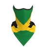 Bandanas Jamaican Flag Bandana Neck Gaiter Windproof Face Mask Scarf Cover Men Women Patriotism Headwear Tube Balaclava