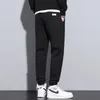 M5XL осень-зима мужские хлопковые брюки-джоггеры модная уличная одежда с эластичной резинкой на талии брюки-карго Harajuku брендовая одежда черный, серый 240305