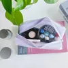 Kosmetiktaschen Wasserdichte Tasche Für Frauen Make-Up Fall PVC Transluzente Schönheit Organizer Beutel Weibliche Gelee Lagerung