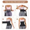 Trener talii dla kobiet owinięcie brzucha Trimmer Pas Pass Body Shaper plus size Invisible Support 240318