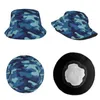 Berets balde chapéus azul camo vocação fuga headwear esportes ao ar livre pesca pescador bonés multicam chapéu militar presente de aniversário