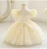 born Baby Girls Princess Prom Dress Kids Dresses For Girls Baptism 1st Birthday Wedding Bridesmaid Infant Vestidos 240226