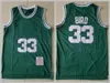 Män retro basketbanan throwback Patrick Ewing Vintage Jersey 33 Kevin Garnett 5 Paul Pierce Ray Allen 34 Team Color Green White Black Purple Blue for Sport Fans