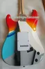 Custom Shop EricClapton Crash Rainbow Crashocaster Over the Rainbow Chitarra elettrica Lavoro manuale Chitarre cinesi dipinte Manico in acero Dot Inlay Pickup single coil