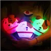 Nachtlichter Brelong Kreatives Pat-Licht USB-Aufladung Colorf Sile LED-Nacht Neue seltsame Cartoon-Atmosphärenlichter Drop Delivery-Lichter Dhlw9