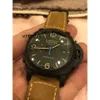 Reloj de lujo Pane Rai Reloj suizo Reloj de lujo Movimiento automático Tamaño 44 mm Correa de cuero