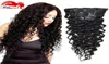 Deep Curly Human Remy Hair Clip in ExtensionsBrazilian Hair Clip in Extension7PCSSet1026 tum i StockColor 1B Brasilian H3634520