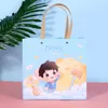 Borsa da regalo portatile a forma di cartone animato Borsa da regalo portatile per bambino, mese intero, confezione regalo per un anno