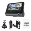 Voiture Autre électronique automobile Nouvelle caméra DVR Dash 4 Enregistreur vidéo à objectif FHD à trois voies 170 Cam grand angle G-Sensor Caméscope de vision nocturne Dhgwn