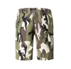 New Camouflage Beach Pants Casual Cropped Shorts Mens Loose Fit Large Size