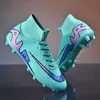 Top Quality Men Football Boots Grass Training Sport Breathable Futsal Indoor Sports Professional Shoes Women Soccer Cleats 240228