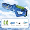 Sand Play Water Fun Potentes pistolas de agua eléctricas para niños y adultos: pistola de chorro de agua automática, juguetes para fiestas en la piscina de verano, actividades al aire libre.