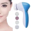 Elektriska ansiktsskrubber av högsta kvalitet 5 i 1 Rengöringsmedel Rengöring Brush Skin Care Tool Beauty Care Massager Home Massor9467467