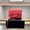 Designer Handväska axelkedjans påse Koppling klaff totes påsar plånbok kontrollera velor tråd handväska dubbla bokstäver solid hasp midja fyrkantiga ränder kvinnor lu