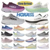 Designer de corrida Hokah Sapatos Bondi Clifton 8 9 Pessoas livres de choque Lanc de Blanc Fiesta Summer Song Hokah One Sneakers Hokahs Trainers jogando ao ar livre para homens