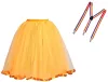 Nowe kobiety Rainbow Tutu krótka spódnica 5 warstwy miękki tiul titu tutu crinoline Underskirt dziewczęta cosplay kostiumy spódnice Wysoka elastyczna opaska CPA3266