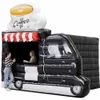 Fashion Move Opblaasbare Voedsel Auto Stand Kiosk Truck Suikerspin Thema Kraam Pop Corn Concessie Stand Koffie Drink Bar te koop