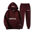 Mens Tracksuit Homens Designer Es Nevoeiro Hoodies Sweatsuit Womens Pulôver Hoodie Calças Casual Moletom Sweatpants Tracksuits Conjuntos