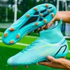 Zapatos de fútbol para hombre, picos de exterior de larga distancia, entrenamiento de tobillo, botines de fútbol, botas profesionales ultraligeras, zapatillas de deporte 240228