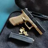 Gun Toys 1 3 17 Toy Gun Portable Keychain Mini Metal Desert Eagle M1911 Disassemble Jedi Survival Gun Model For Adult Kids Gift 240307