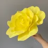 80 cm Giant Artificial Flower Rose z kwiatową pianką kwiaty głowa ślubna tło scena ścienna dekoracja centrum handlowego 2024308