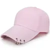 Spring and summer new light plate baseball cap mens and womens trend hanging ring hat leisure sun hat iron ring sunshade hat