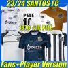 Santos FC #10 PELE Retro-Fußballtrikots 1970 56 97 98 99 01 11 12 13 PATO SANCHEZ SOTELDO ELANO ANDRE F ANDERSON BORGES Vintage klassische Fußballtrikots 23/24 MARINHO 3rd